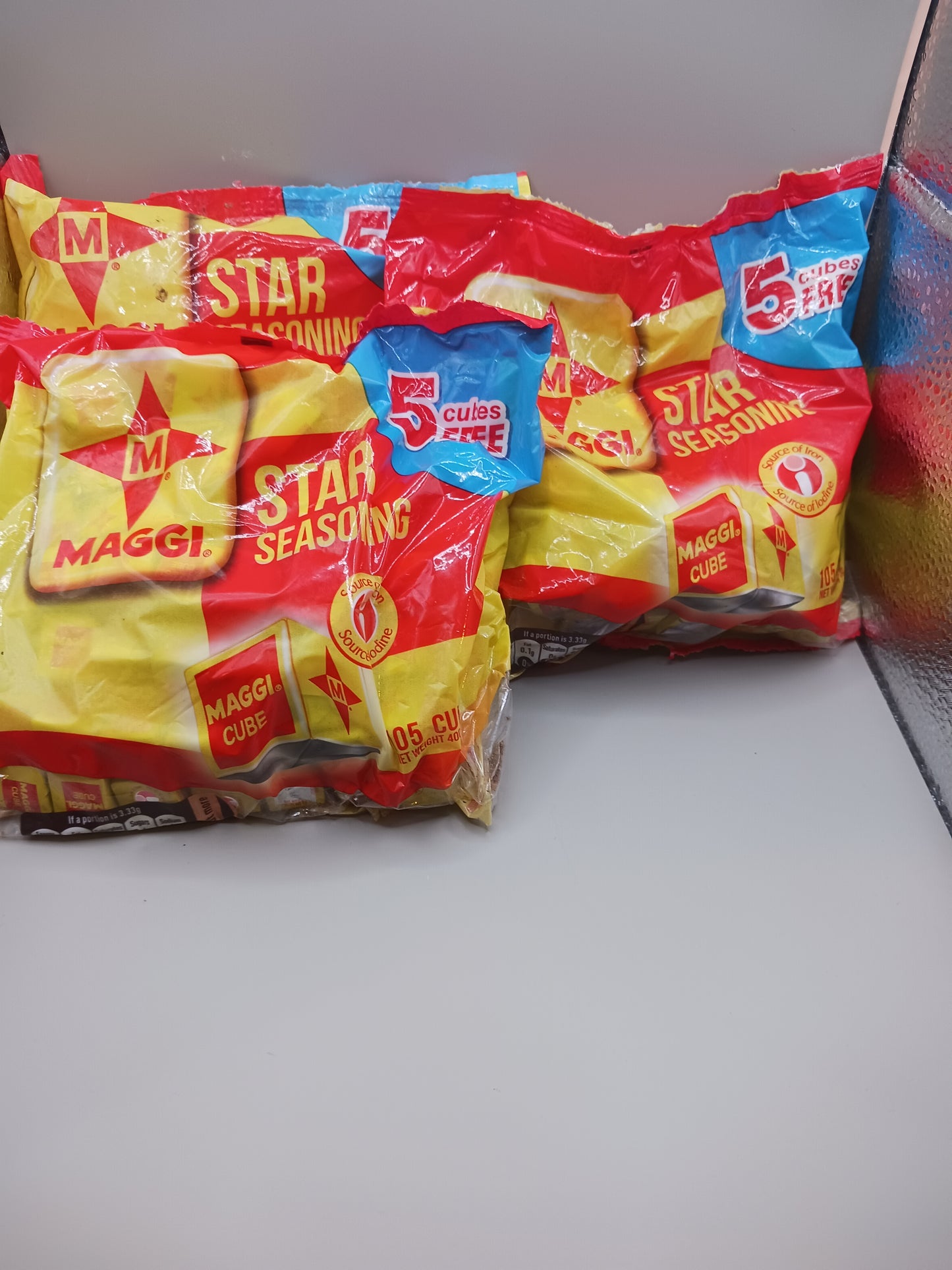 3 packs Maggi star seasoning/105 cubes per pack