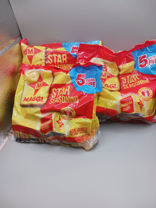 3 packs Maggi star seasoning/105 cubes per pack