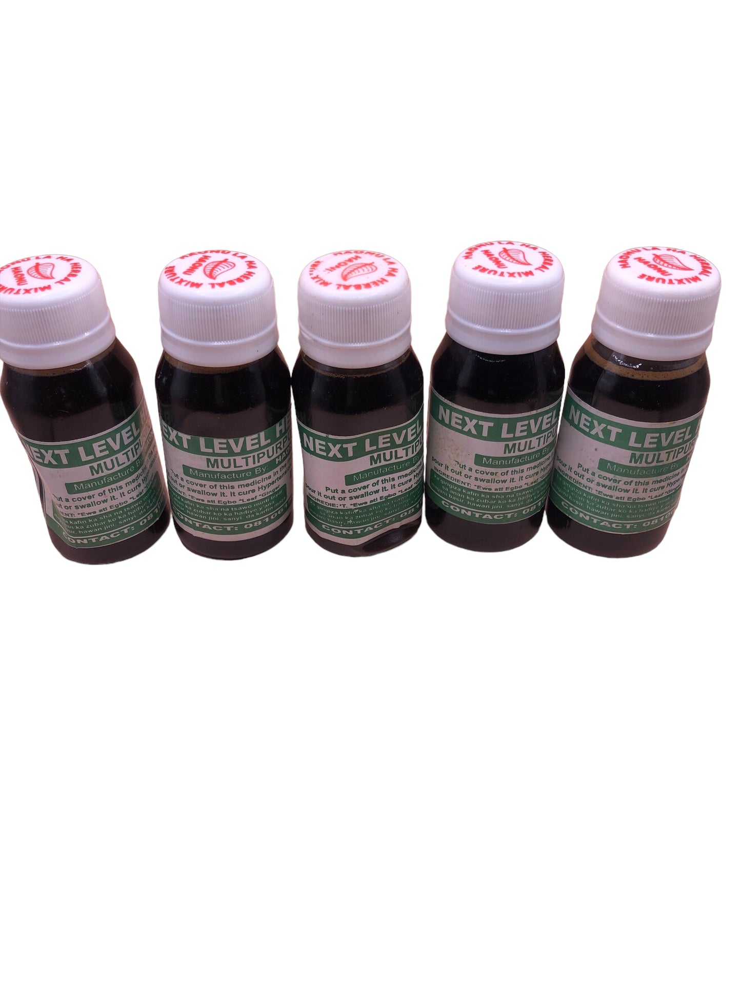 4 Bottles Next Level Multiple purpose Herbal Drink