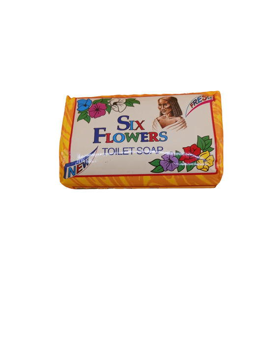 2 Bars Six Flowers bar soap